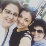 Kajal Aggarwal Instagram – Pampering sesh with Masi and mommy ❤️🤷🏻‍♀️ #twoisbetterthanone