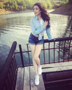 Kajal Aggarwal Instagram - #throwback pic courtesy: @vishalcharan86 Kamping Karavaning Klub Bor