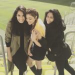 Kajal Aggarwal Instagram – With my girls @loveleen_ramchandani @archamehta ❤️ #polishsummer Polsat Plus Arena Gdańsk