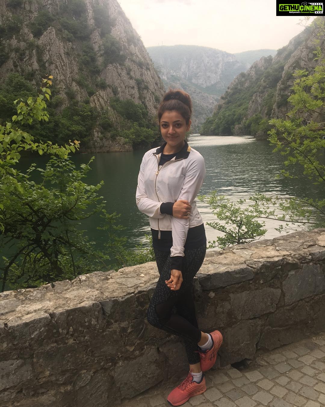 Kajal Aggarwal Instagram - #nature #limestones #kanyon #bluelakes Kanjon Matka