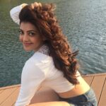 Kajal Aggarwal Instagram – #baskinginthesun #goldenrays #naturallight #sunshine #happyday #nofilterneeded