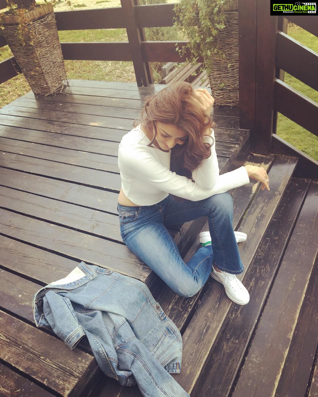 Kajal Aggarwal Instagram - I could live this life 💁🏻 #woodencottage #summerlovin Borsko Jezero