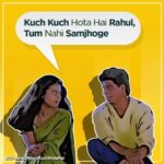 Kajol Instagram - All cartooned out 22 odd years later #Rahul #Anjali #22YearsOfAnjali #KKHHmemories