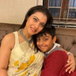 Kajol Instagram – Made the boy and the sweater … 
#merrychristmas #frommetoyou #fun #family #eatdrinkandbemerry