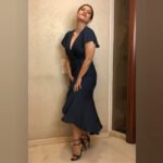 Kajol Instagram – A swirl and a pout… #redlips #nightout #feelinfine