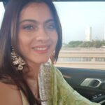 Kajol Instagram - Carfie from a few days back... weirdly nice #movingon #colourmehappy #Devi