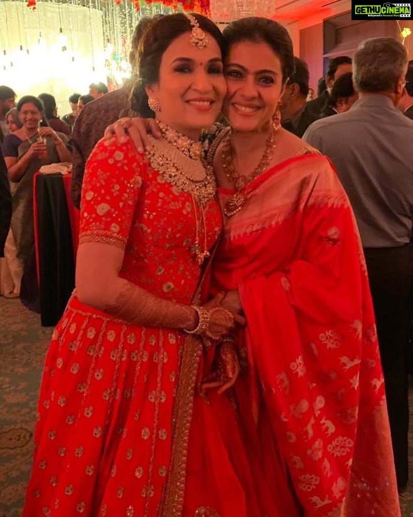 Kajol Instagram - A VIP wedding ..... wishing my sweet director a wonderful life ahead ....