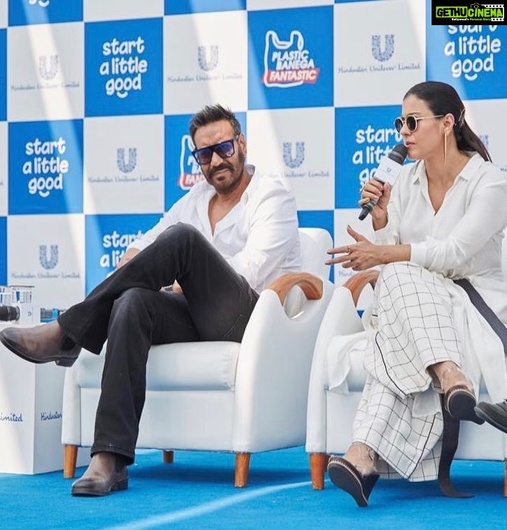 Kajol Instagram - Plastic banega fantastic... An initiative that turns a negative into positive.. #startalittlegood #segregatingwaste #spreadthemessage #positivechange #agoodmorning