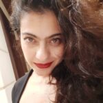 Kajol Instagram - Feeling mouthy..... #christmasfever #allthingsred #paintthenight