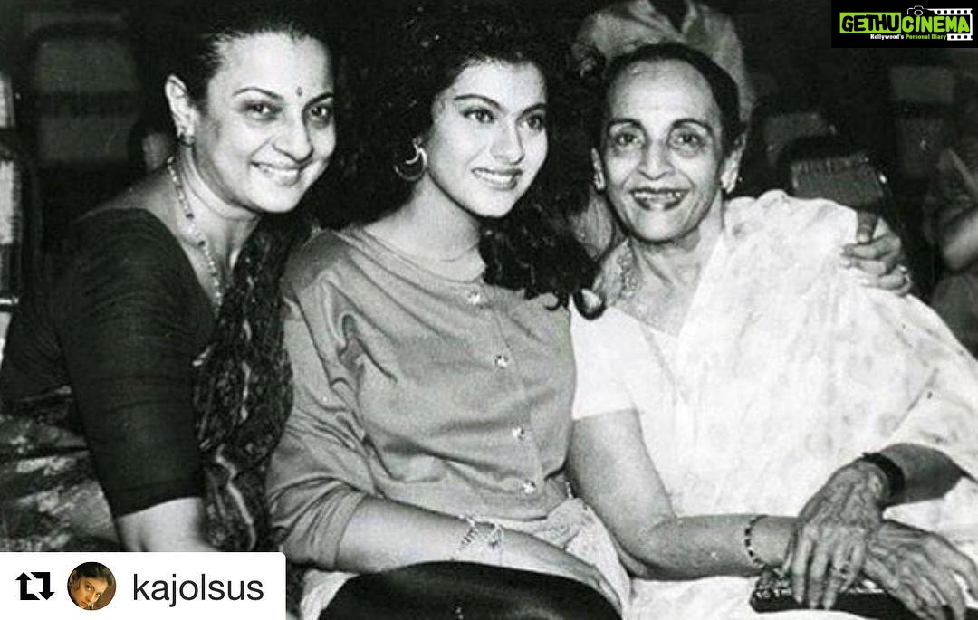 Kajol Instagram - #tbt my muhurat of Bekhudi at RK studios, 26 years back!