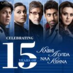 Karan Johar Instagram – A film that will always remain extremely special to me. Tough to fathom that it’s been 15 years to all the memories we made on set, while creating the music and so much more!! Here’s to the kind of love that’s strong enough to never say alvida to!!❤️ #15YearsOfKANK @amitabhbachchan @kirronkhermp @iamsrk #RaniMukerji @bachchan @realpz @apoorva1972