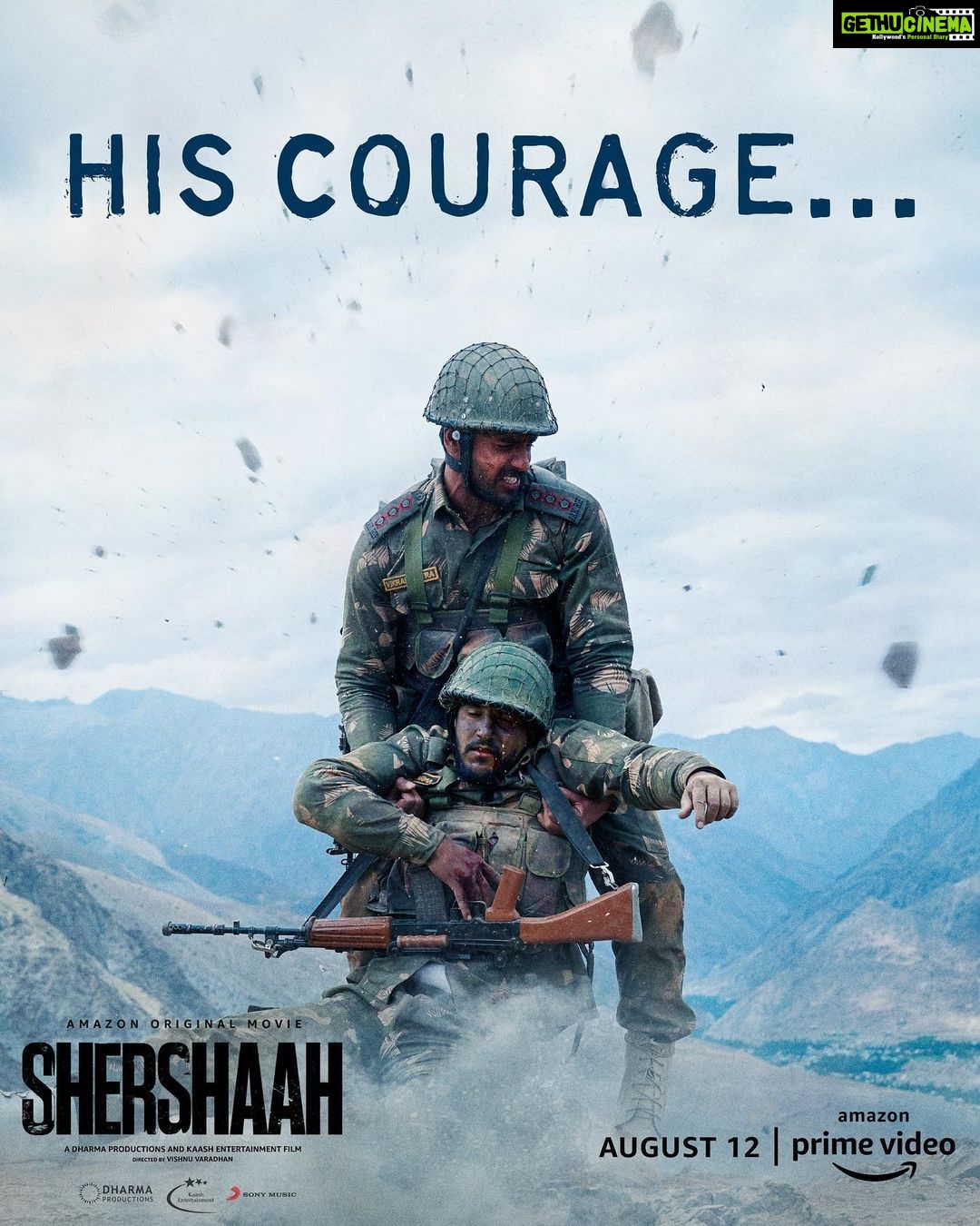 Karan Johar Instagram - The kind of courage that became the pride of the nation. Watch #ShershaahOnPrime, releasing on 12th August. #Shershaah @sidmalhotra @kiaraaliaadvani #VishnuVaradhan @apoorva1972 @shabbirboxwalaofficial @ajay1059 @harrygandhi @somenmishra @isandeepshrivastava @primevideoin @dharmamovies @kaashent @sonymusicindia