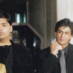 Karan Johar Instagram - I think bhai @iamsrk is sweating thinking of how to break the news to me that I need to hit a treadmill! #throwbacksaturday ! Meanwhile my expression is a result of discomfort from overeating!