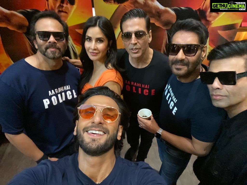 Karan Johar Instagram - With all these on the big screen, there is not an ounce of doubt about this being a blockbuster! #SooryavanshiTrailer is out now!! @akshaykumar @ajaydevgn @ranveersingh @katrinakaif @itsrohitshetty @apoorva1972 @sarkarshibasish @reliance.entertainment @rohitshettypicturez @dharmamovies #CapeOfGoodFilms @pvrpictures @tseries.official @sooryavanshi2403