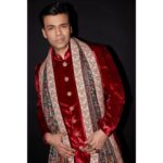 Karan Johar Instagram – Sangeet nights!! #anissamaangayi styled by @nikitajaisinghani 📷 @rahuljhangiani in @manishmalhotra05 ❤️