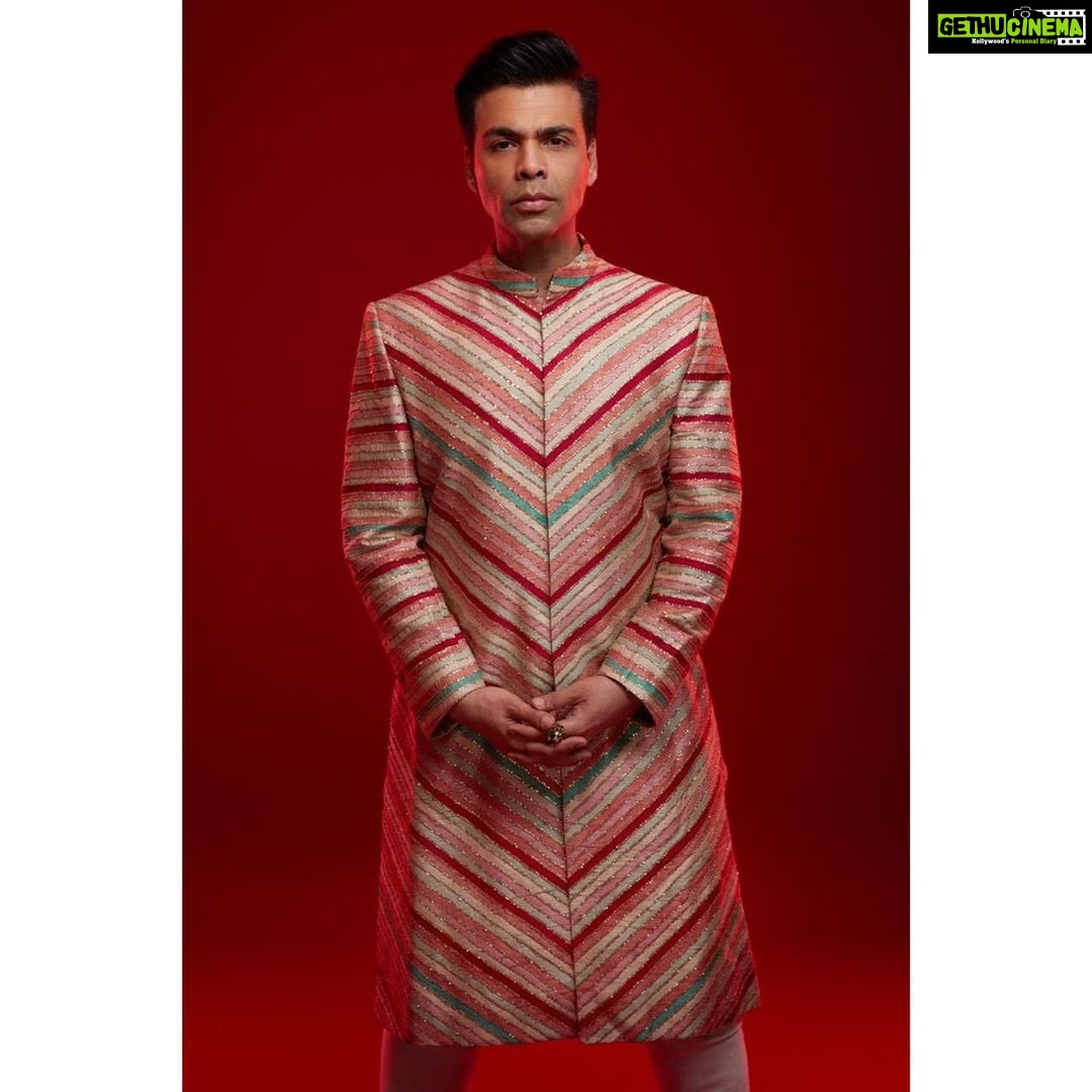 Karan Johar Instagram - Shaadi nights #anissamaangayi styled by @nikitajaisinghani 📷 @rahuljhangiani in @sabyasachiofficial