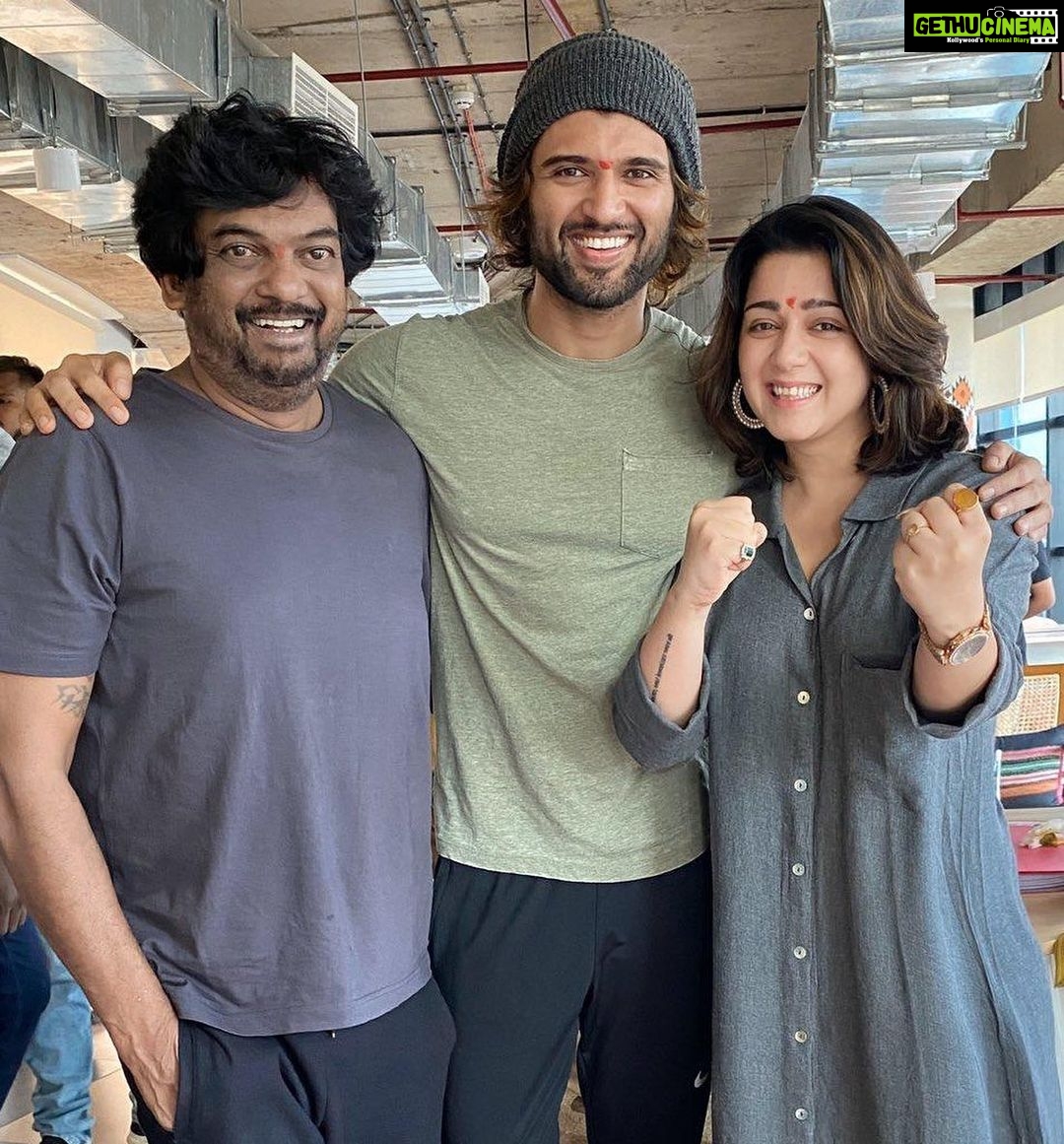 Karan Johar Instagram - Thrilled to be a partner on this journey, best of luck to our entire team! @apoorva1972 @thedeverakonda @purijagannadh @charmmekaur @dharmamovies @puriconnects #PCfilm