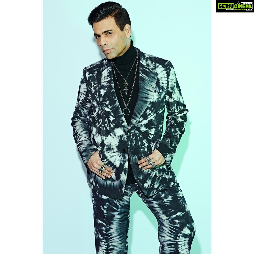 Karan Johar Instagram - Proud to have been on the #voguepowerlist styled by @nikitajaisinghani 📷 @kunalgupta91 wearing a suit by @driesvannoten
