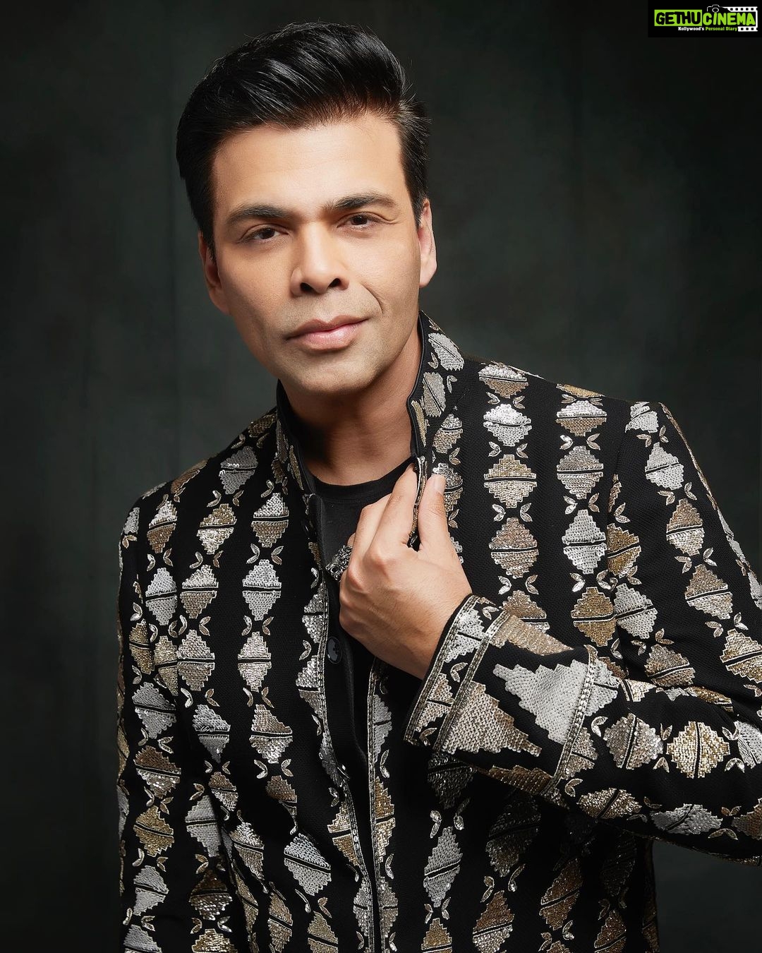 Karan Johar Instagram - Shaadi shenanigans !!! About last night! Styled by @ekalakhani in @manishmalhotraworld @manishmalhotra05 managed by @len5bm 📷 @maajidkhan88 @dcatalent