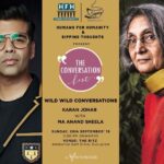 Karan Johar Instagram - Excited about this conversation with #maanandsheela !!! This one is poised to be a wild wild conversation!