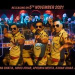 Karan Johar Instagram - The celebrations have begun & here is your party starter pack!! #AilaReAillaa song out now! #Sooryavanshi releases this Diwali, 5th November in cinemas. #BackToCinemas