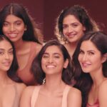 Katrina Kaif Instagram - It’s FINALLY here! 💃🏻 Having an inclusive shade range was very important to me, I’m so proud that the #KayBeauty HYDRATING FOUNDATION comes in 20 DIVERSE shades, so everyone can find their perfect match 🙋🏿♀️🙋🏽♀️🙋🏻♀️ The formula has a natural buildable coverage, so it blends into the skin seamlessly, covering blemishes but not masking your natural glow 🌟 you’re gonna love it & I can’t wait for you guys to try it out @kaybykatrina ❤️🙂 All our gorgeous #ShadesOfBeautiful @stylemeupwithsakshi @varshita.t @ritijamalvankar @virkennraiena @naayaab_s @subikshashivakumar @vallarivaidya @thekokemonster @annidakathuria @theunderstatededit @poisedpopsy @cuttingedgepictures @urshila.purohit @parag_raorane Stylist - @anaitashroffadajania Composer- @kingkalmi Music supervisor- @ankurtewari Director - @prasadnaaik DOP - @kamera002 Hair - @amitthakur_hair Makeup - @riyasheth.makeuphair #KayBeauty #KayByKatrina #KayBeautyHydratingFoundation #ShadesOfBeautiful #MakeupThatKares #ItsKayToBeYou #JustLaunched