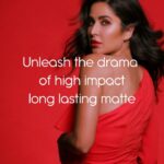 Katrina Kaif Instagram - New Range alert 🚨 Are you ready to unleash the drama & feel the luxurious texture of Kay Beauty’s Matte Drama Lipstick 💄 Comes in 18 shades of all hues for all moods, that you’re gonna love! 💄💋 Shade Breakdown - just for you ☺️👇🏻 Red Shade : On Screen Nude Shade : Debut Pink Shade : Superhit Plum Shade : Retro @kaybykatrina Shop now 🛍 link in bio. #kaybeauty #newlaunch #mattedramalipstick