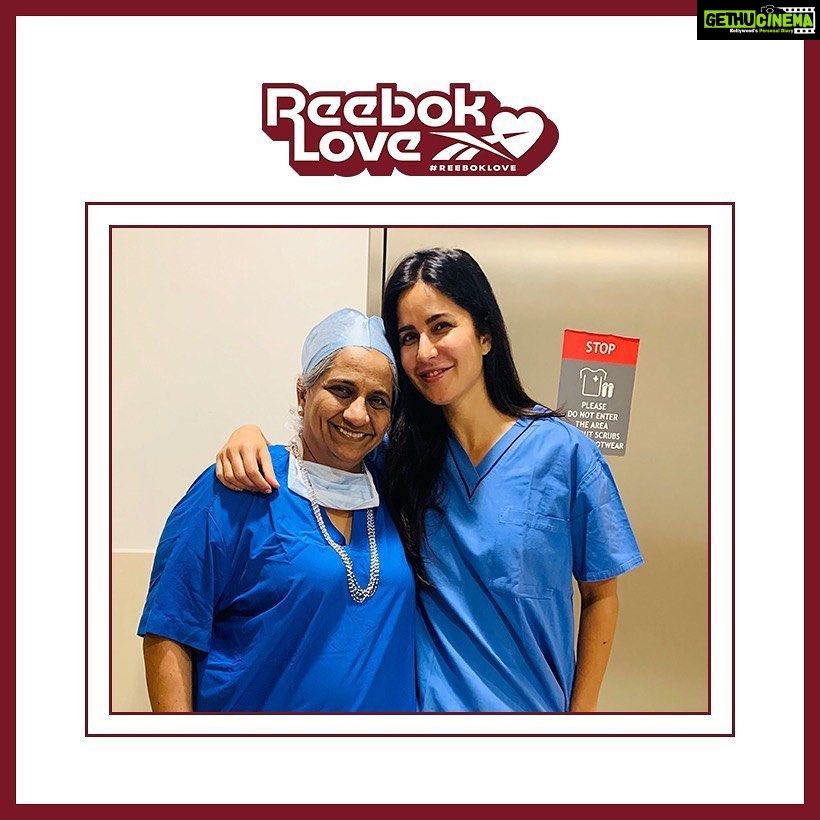 Katrina Kaif Instagram - Thanking the warriors of 2020 ♥️ dr neeta warty , her fellow doctors and every frontline worker for protecting us each day. There are no words to express our gratitude and admiration. Dr neeta says - I’m looking after NSCI CENTRE FOR COVID it’s grown Frm an isolation centre to a dedicated Covid hospital CCC2 to DCH we look after 600 beds of Covid positive pts who have mild to mod symptoms Also pts wth co morbidites like Diabetes hypertension kidney disease Also cancer pts in a collaboration wth Tata Hosp I also have inmates frm arthur road jail for treatment I’ve also started looking after pregnant patient s who have no facility as the Hosp s are really full And have transferred them only for delivery decreasing the load on bmc Hosp Now we r starting a mobile op theatre where we could deliver pts in an emergency. So I’m using my Gynaec skills here Also our Icu will be functional this week I’m a laparoscopic surgeon Frm the private sector and Covid is out of my comfort zone. I’m 60 And shd be sitting home But I’m a do er. Saving lives is the only doctrine I understand so I’m out trying to save lives My first concern is the lives of my healthcare Workers n doctors on the field. So we v made the facility contact less or wth min requirement Of staff Am so happy to be a doctor today because I can help save patient s n don’t feel helpless So it’s a choice I’ve made I haven’t met my Family esp my 87 year s young mother for month n half But ive promised her I ll come home safe once the Covid is defeated . ❤️you can nominate your hero 🦸♀️ 🦸♂️ link in my story @reebokindia #ReebokLove