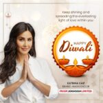 Katrina Kaif Instagram – Let there be love and an ever-shining light of joy in your lives forever! 
 @hrjohnson_india wishes you and your family a very #HappyDiwali 🎊

 #HRJohnsonIndia #PrismJohnsonIndia #PrismJohnson