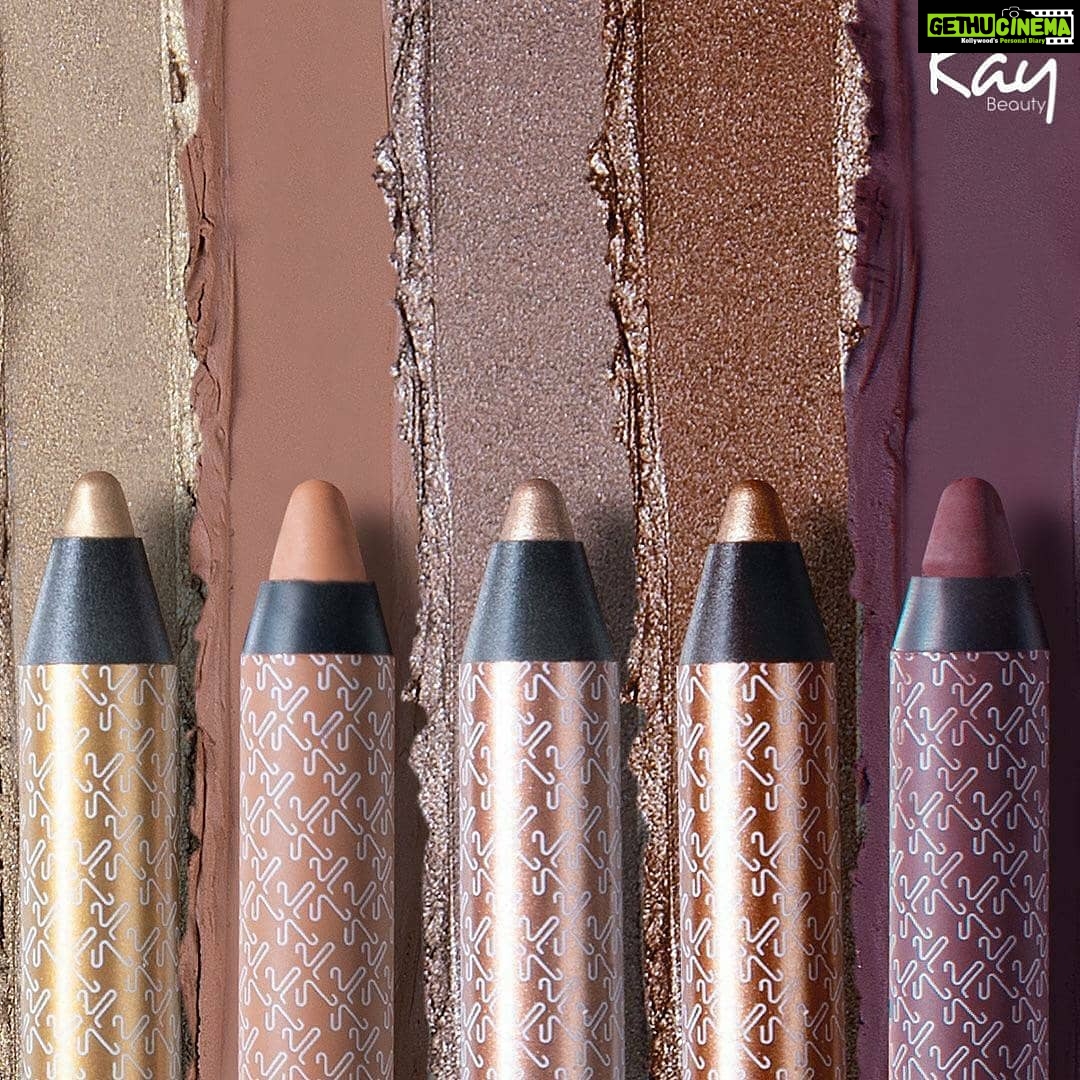 Katrina Kaif Instagram - ☝If you’re looking for that perfect eye look with absolute ease it’s right here These Kay Beauty eyeshadow sticks are hassle free, super blendable, pigmented & smudge-proof 🙌Available in 8 matte & 12 metallic shades ✨Get these exclusively on @mynykaa & Nykaa stores #GlamEyesOnTheGo #KayBeauty #KayByKatrina #KayXNykaa #MakeupThatKares #ItsKayToBeYou #CrueltyFree