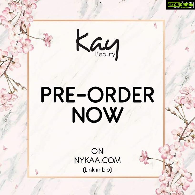 Katrina Kaif Instagram - PRE-ORDER! You can now shop for Kay Beauty on Nykaa.com! (Link in bio) @kaybykatrina @mynykaa #KayByKatrina #KayXNykaa #MakeupThatKares
