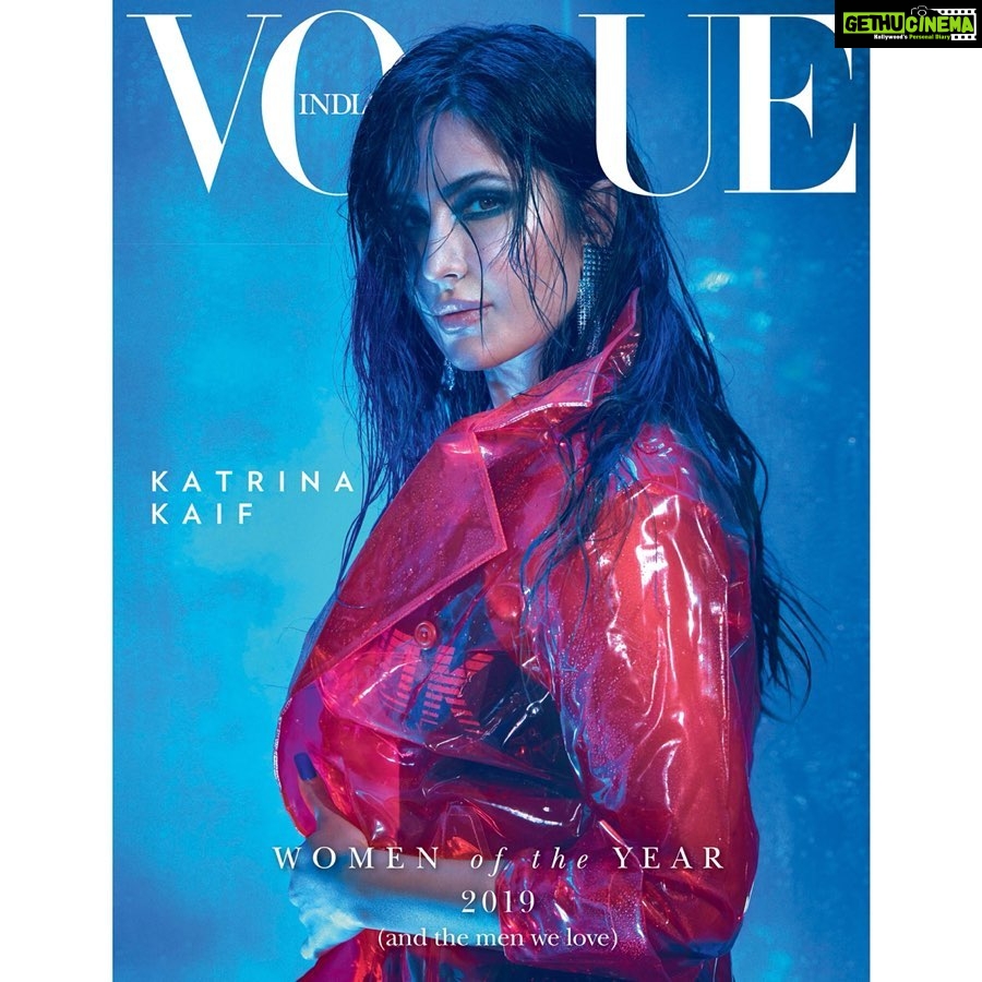 Katrina Kaif Instagram - Thank you @vogueindia for my first ever cover using Kay Beauty Make up Look decoded - π Matteinee lip crayon - Scripted Matte Action Lip Pencil- Unleash MeStrobe Lip Topper - Cover Girl High Drama Smokey Kajal for eyelid KohlStar 24 Hour Kajal for lashline Brow Studio Eyebrow Pencil -Chestnut Available at nykaa.com from oct 22 ππ» @kaybykatrina @mynykaa Photographed by Greg Swales (@gregswalesart). Styled by Anaita Shroff Adajania (@anaitashroffadajania). Hair: Yianni Tsapatori (@yiannitsapatori). Makeup: Daniel Bauer (@danielcbauer). Set design and props: Bindiya Chhabria (@bindiya01). Production: Bindiya Chhabria (@bindiya01); Divya Jagwani (@divyajagwani)