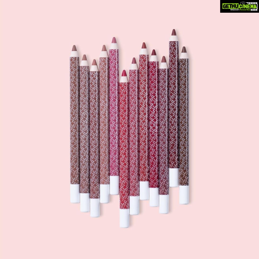 Katrina Kaif Instagram - Our range of Matte Action Lip Pencils by @KayByKatrina in 12 flattering shades for all lip tones.! π Precise, Pigmented, Matte & Long-wearing to perfect the shape of your lips and enriched with lip-loving Chamomile & Marula Oil for intense hydration as makeup should care for you. Exclusively available on @mynykaa on 22.10.2019 #CrueltyFree #MakeupThatKares #KayByKatrina #KayXNykaa