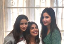 Katrina Kaif Instagram - This makes my heart smile ❤️ I just love these girls and being around each other is just too much fun always - combine that with a great script , awesome director , and a road trip and a 🎥 and the sky’s the limit 🤩