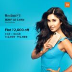 Katrina Kaif Instagram - Happiness is seeing a great selfie. Look your very best in every click with the Selfie Superstar Redmi Y2. Get big discounts in the #DiwaliWithMi sale on mi.com. #FindYourSelfie