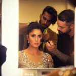 Katrina Kaif Instagram – A rare moment when @danielbauermakeupandhair and @amitthakur_hair are actually working and not dancing 🕺 🤪