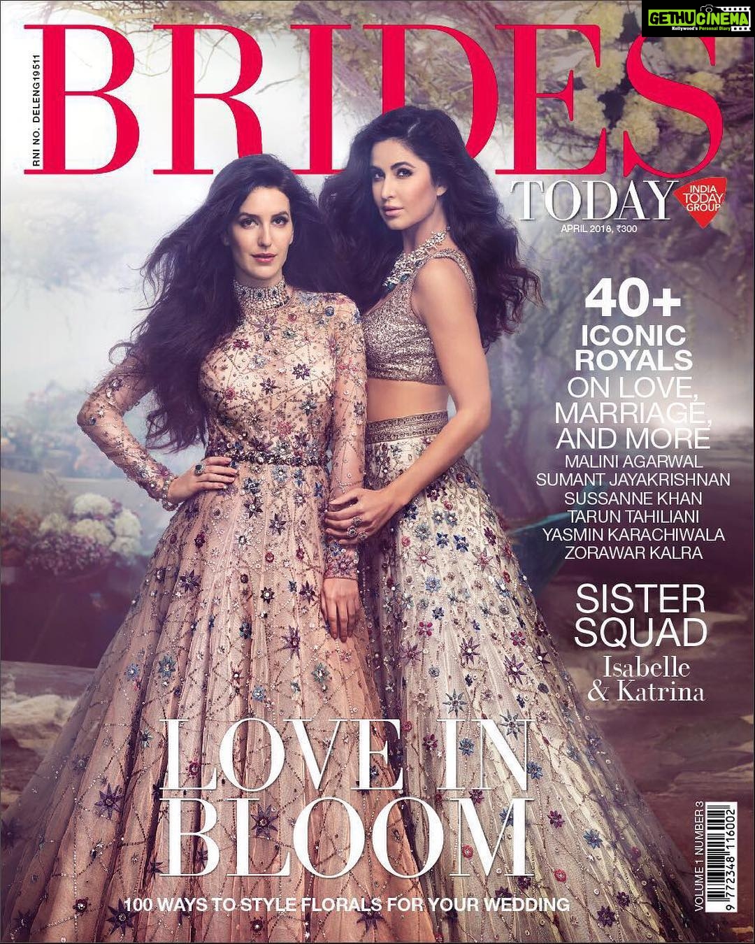 Katrina Kaif Instagram - Sisters sister โจโค๏ธ๐@taruntahiliani @bridestodayin @nupurmehta18 ๐ท#tarunvishwa ๐for me @mickeycontractor hair @yiannitsapatori ๐ for Isy @akgunmanisali hair @florianhurelmakeupandhair