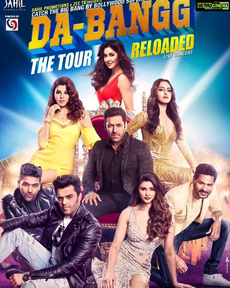 Katrina Kaif Instagram - USA πΊπΈ - CANADA πβ¨TOUR The Da-Bangg Tour Reloded schedule ! ππ#DabanggReloaded @DabanggReloaded2018 @zeeamericas @sahilpromotions @beingbhav @thejaevents @SohailKhanofficial