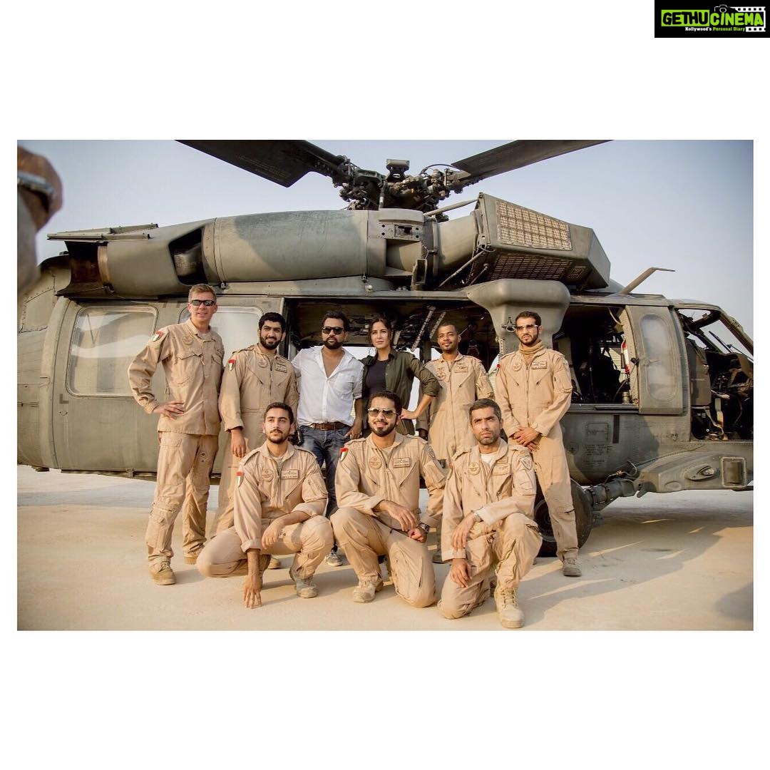 Katrina Kaif Instagram - Black hawk down ..... my platoon💪 @aliabbaszafar @beingsalmankhan @tigerzindahai