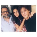 Katrina Kaif Instagram - First day of shoot with the incredible Anand Rai and @iamsrk ( super excited to be shooting with him after 5 years ) ...... here's to putting our hearts and souls into creating a wonderful movie together ... 🌟🙏