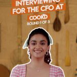 Keerthy Suresh Instagram - I finally attended the first round for the position of Chief Food Officer at @cookdtv! They did a good job at challenging the foodie in me. Check out who got the better of who 😉 @archamehta @rachelstylesmith @theblushbox #Cookd