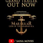 Keerthy Suresh Instagram - Presenting to you in all its grandeur, the Official Trailer of #MarakkarArabikadalinteSimham ➡️link in bio @mohanlal @priyadarshan.official @suniel.shetty @arjunsarjaa @manju.warrier @pranavmohanlal @kalyanipriyadarshan @aashirvadcine @dop_tirru #PrabhuGaneshan #SabuCyril #MarakkarFromDec2 #MarakkarLionOfTheArabianSea #MaraikayarArabikadalinSingam #MarakkarArabiaSamudhraSimham #MarakkarArabiyanSamudhradhaSimha