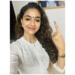 Keerthy Suresh Instagram - 👆🏻🗳 #IVoted