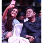 Keerthy Suresh Instagram - Wishing the legendary @arrahman sir a very Happy Birthday! You are an inspiration to so many people out there! ❤️ Happy to have you as a huge part of my journey! 🙏🏻 #HappyBirthdayARRahman #HBDARRahman