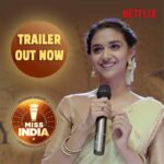 Keerthy Suresh Instagram – Happy to present the trailer of Miss India.
A festive treat 😊
With love, 
From Me to You ❤️

@netflix_in 

Link in bio!