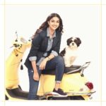 Keerthy Suresh Instagram - When my boy ran into my photoshoot and stole my thunder 🐶 ❤️ #NykeDiaries #BowWow . . #puppiesofinstagram #puppies #dogsofinstagram #dogstagram #shitzusofinstagram #shitzu #shitzulove #throwbacksaturday #VKCBTS