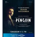 Keerthy Suresh Instagram – Very kicked about this one! 💙

#PenguinFirstSingle will be released by @anirudhofficial tomorrow at 5 PM.
Thanks Ani! ❤️
#Penguin

@primevideoin  @eashvar_karthic @ksubbaraj @musicsanthosh @kaarthekeyens @anilkrish8 @kharthikdop @stonebenchfilms @passionstudiosoffl_ @sonymusic_south