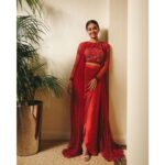 Keerthy Suresh Instagram - There is a shade of red for every woman ❤ Pictures from a recent event at Dubai. Outfit- @snehadraksharamlabel Picture - @rohitsabu M&H - @moovendhar_makeup @hairbyrajabali Styling - @shravyavarma #styledbyshravyavarma