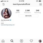 Keerthy Suresh Instagram – THANK YOU !!! 🤗❤️