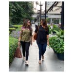 Keerthy Suresh Instagram - #touchdown #bangkok #morningwalk #adshoot #candids with Miss @vaishnavibalasubramanyam ❤️ PC to be mentioned! @jagadishbliss 🙌🙏